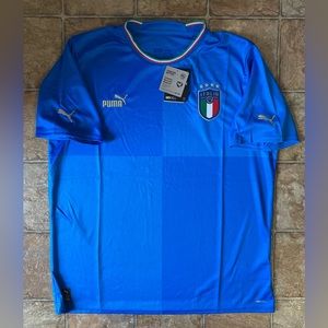 Men’s Puma Italy 22/23 Home Soccer Jersey Size XL
